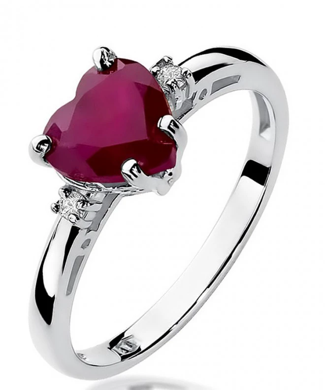 Inel Bonore - Aur Alb 585 - Rubin 1,7 ct 120349