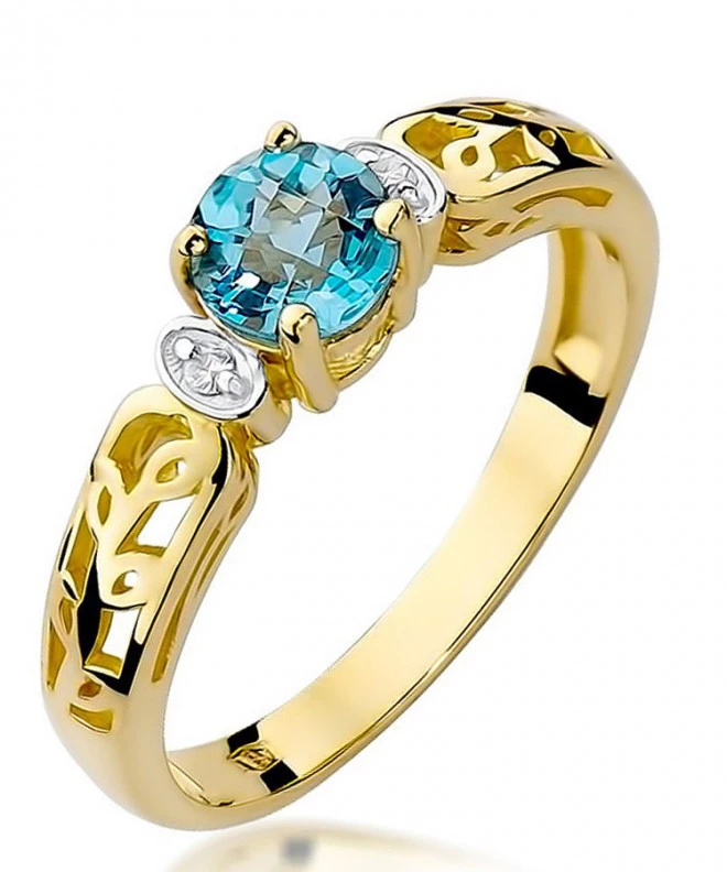 Inel Bonore - Aur 585 - Topaz 0,5 ct 100661