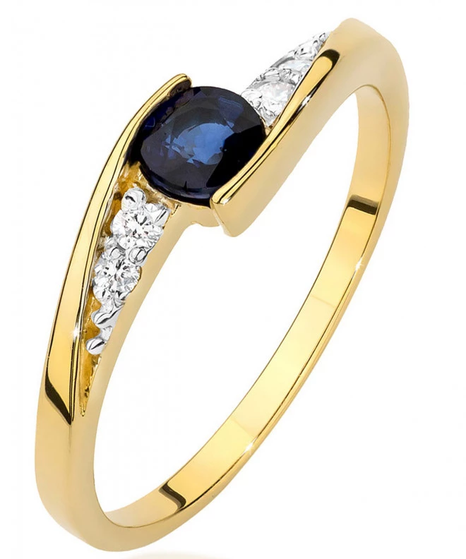 Inel Bonore - Aur 585 - Safir 0,3 ct 96462