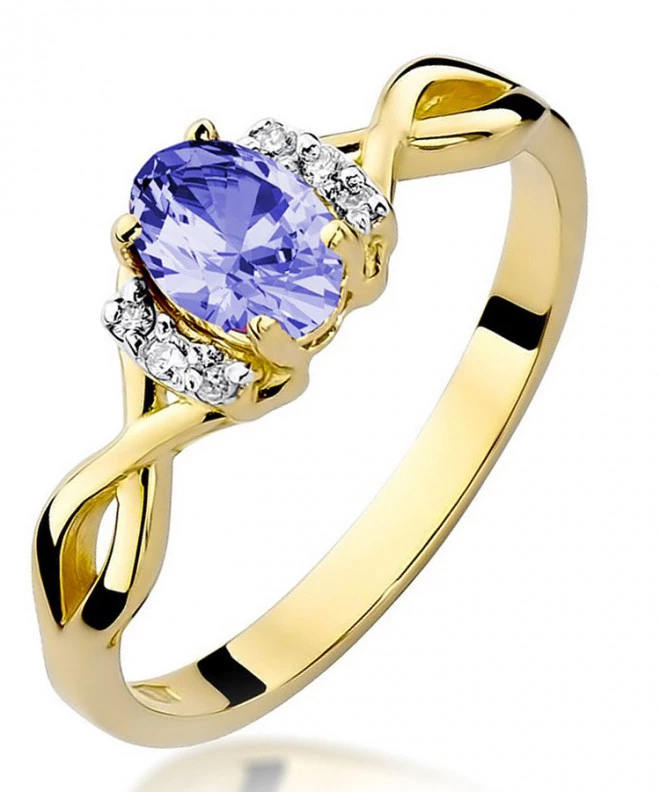 Inel Bonore - Aur 585 - Tanzanit 0,4 ct 99628