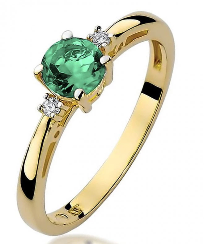 Inel Bonore - Aur 585 - Smarald 0,5 ct 98513