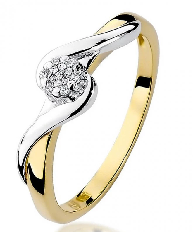 Inel Bonore - Aur 585 - Diamant 0,04 ct 81035