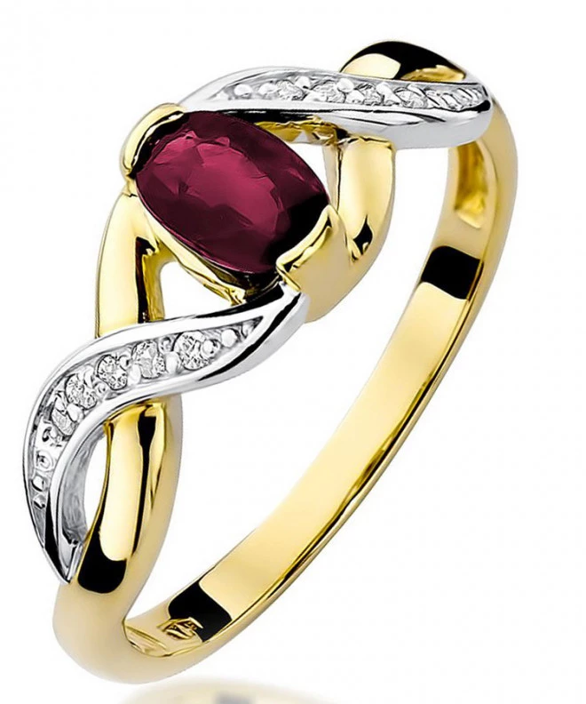 Inel Bonore - Aur 585 - Rubin 0,6 ct 94429