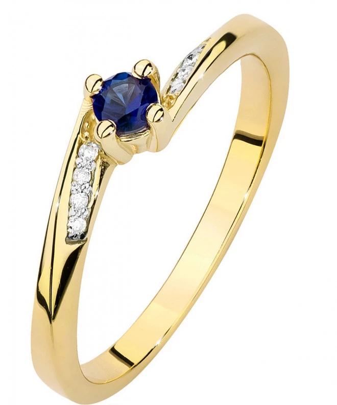 Inel Bonore - Aur 585 - Safir 0,15 ct 96464