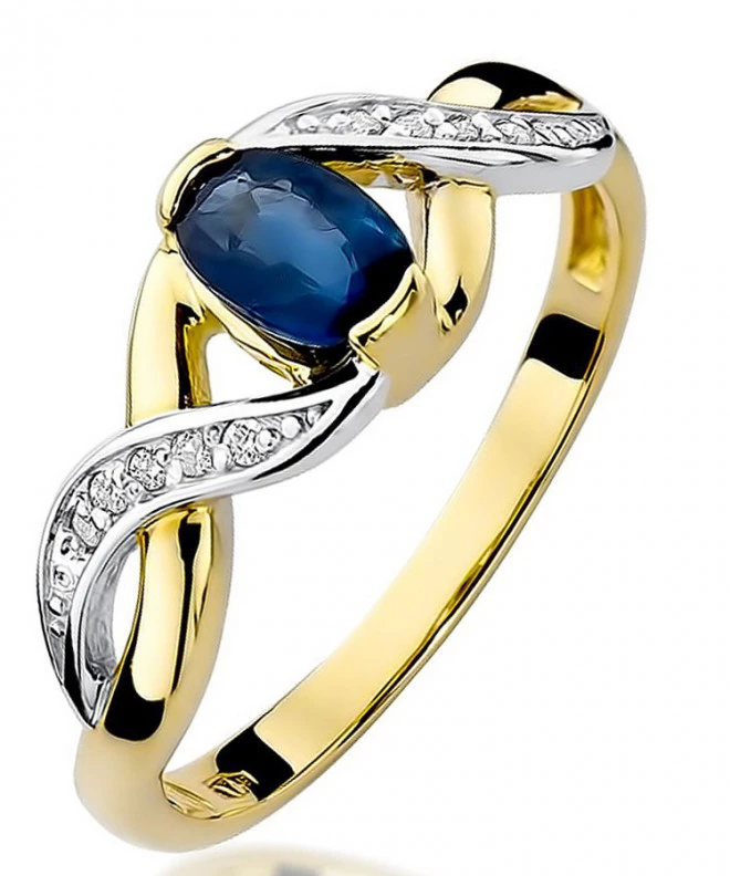 Inel Bonore - Aur 585 - Safir 0,7 ct 96475