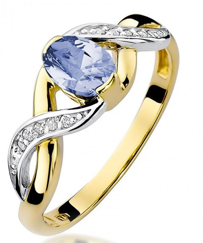 Inel Bonore - Aur 585 - Tanzanit 0,4 ct 99629