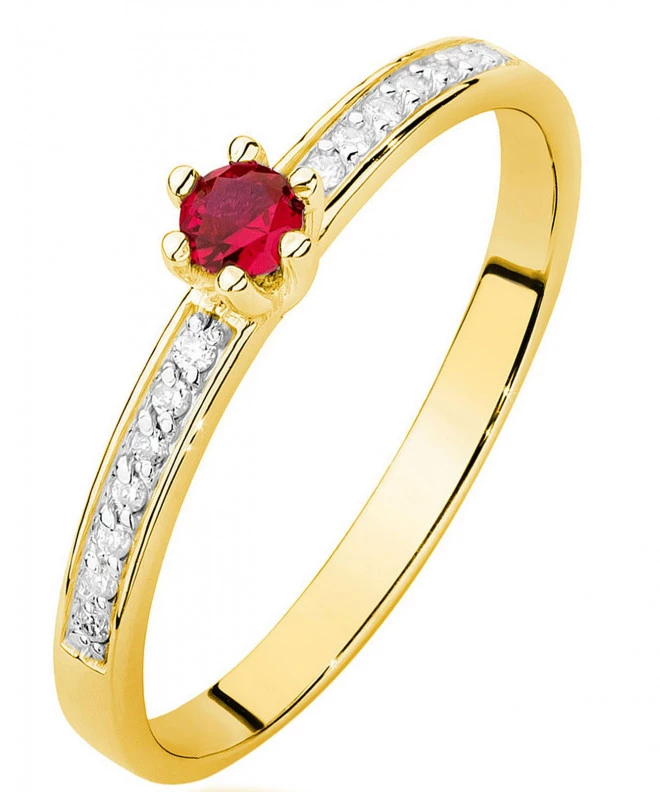 Inel Bonore - Aur 585 - Rubin 0,15 ct 94419