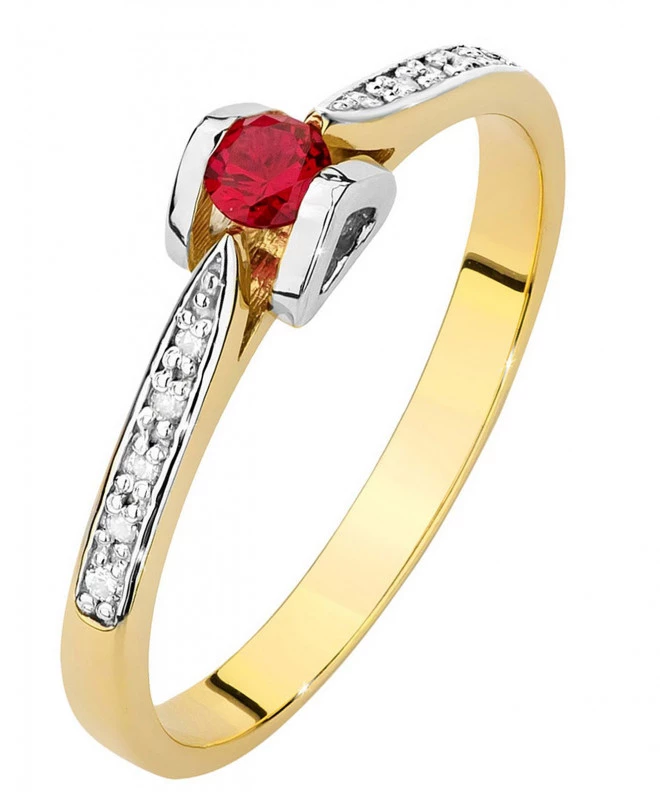 Inel Bonore - Aur 585 - Rubin 0,15 ct 94420