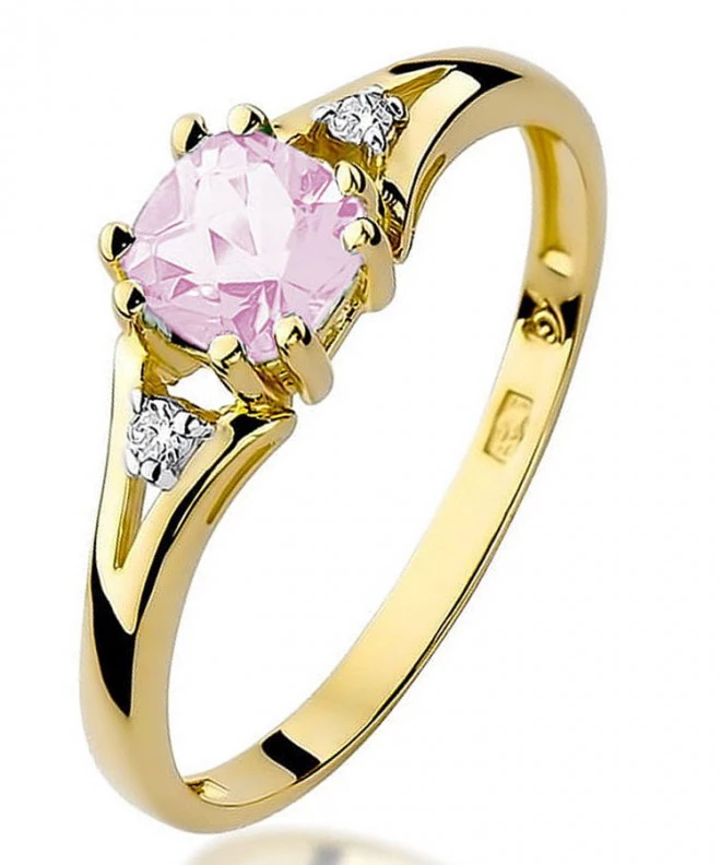 Inel Bonore - Aur 585 - Topaz Roz 0,7 ct 100672