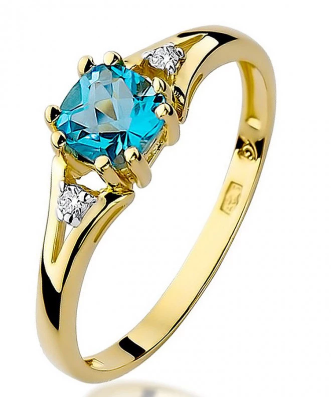 Inel Bonore - Aur 585 - Topaz 0,7 ct 100673