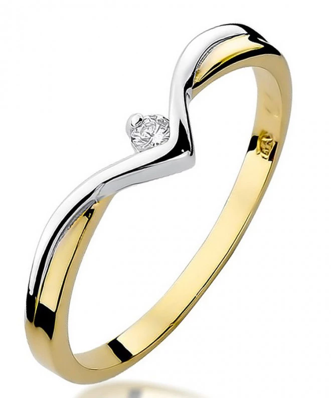Inel Bonore - Aur 585 - Diamant 0,04 ct 81040