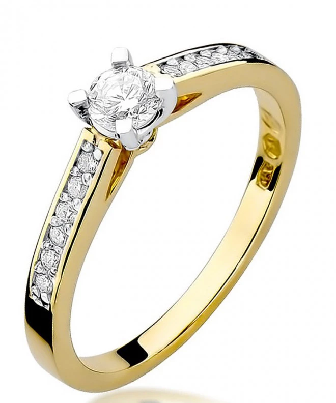 Inel Bonore - Aur 585 - Diamant 0,3 ct 89279