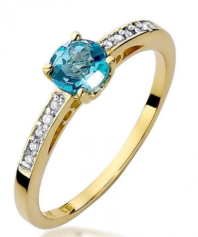 Inel Bonore - Aur 585 - Topaz 0,5 ct 100678