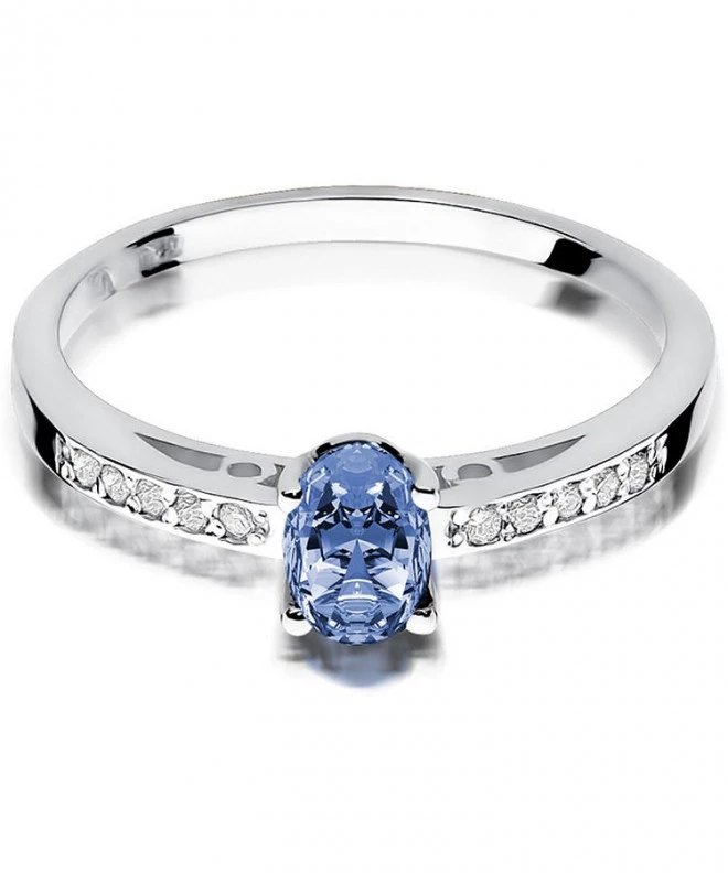Inel Bonore - Aur Alb 585 - Tanzanit 0,4 ct 125470