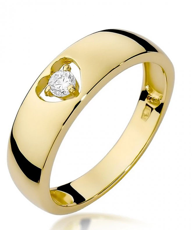Inel Bonore - Aur 585 - Diamant 0,1 ct 82080