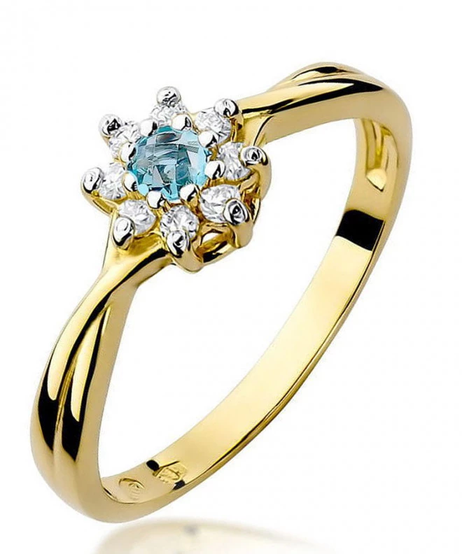 Inel Bonore - Aur 585 - Topaz 0,15 ct 101670