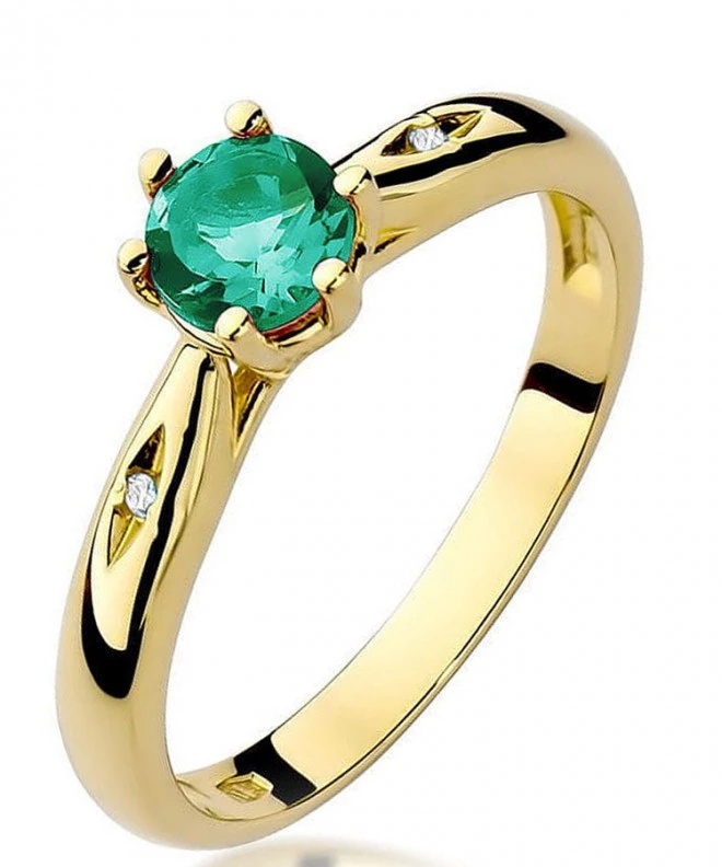 Inel Bonore - Aur 585 - Smarald 0,5 ct 98520