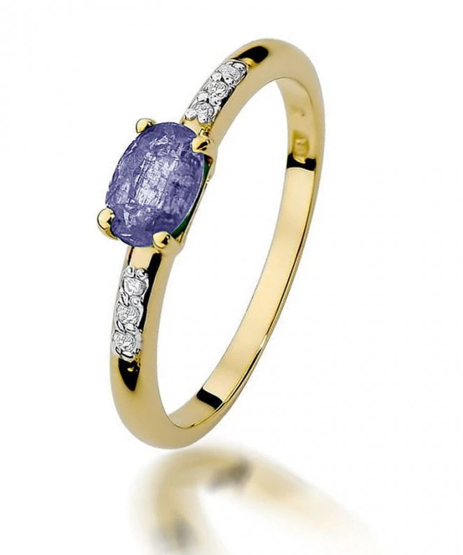 Inel Bonore - Aur 585 - Tanzanit 0,4 ct 99639