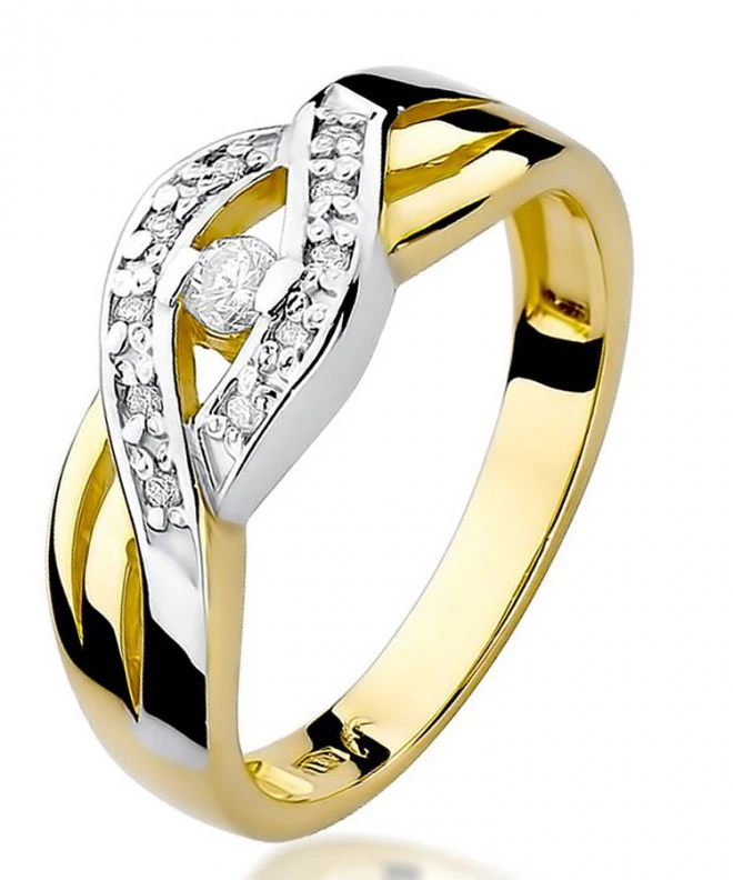 Inel Bonore - Aur 585 - Diamant 0,05 ct 82082