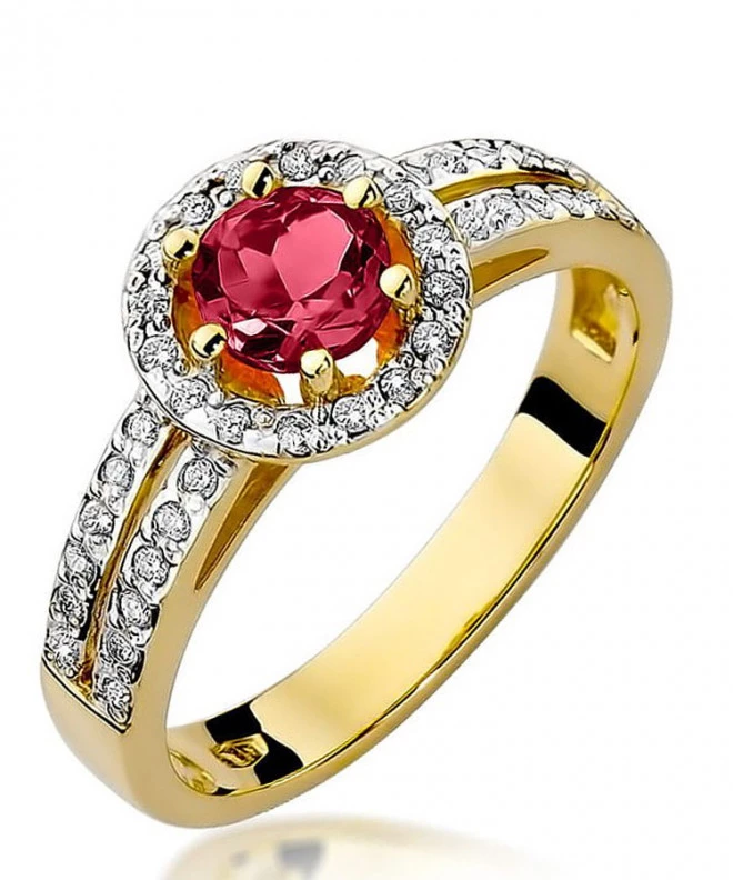 Inel Bonore - Aur 585 - Rubin 0,6 ct 95433