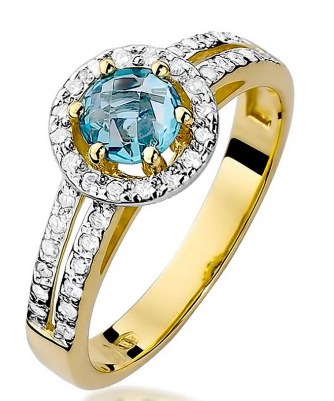 Inel Bonore - Aur 585 - Topaz 0,5 ct 101679