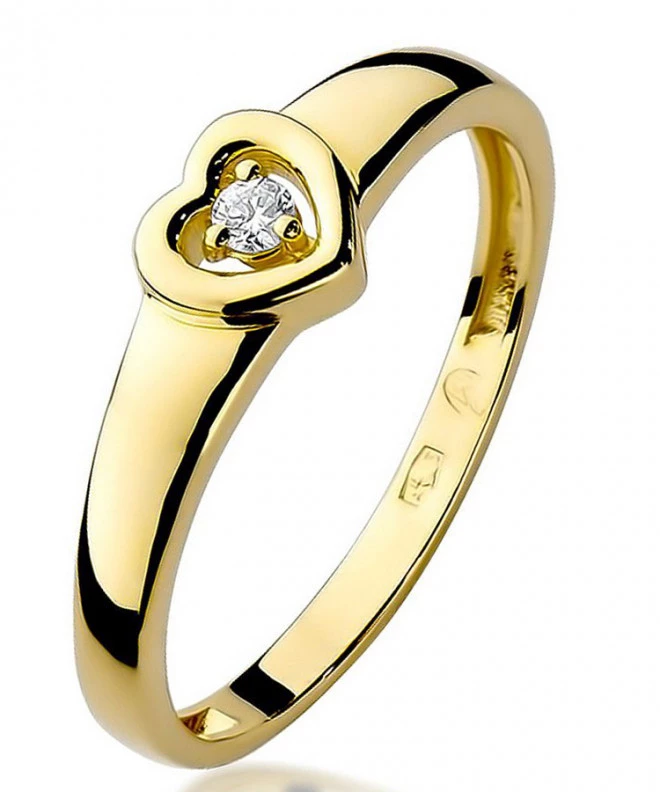 Inel Bonore - Aur 585 - Diamant 0,04 ct 81033
