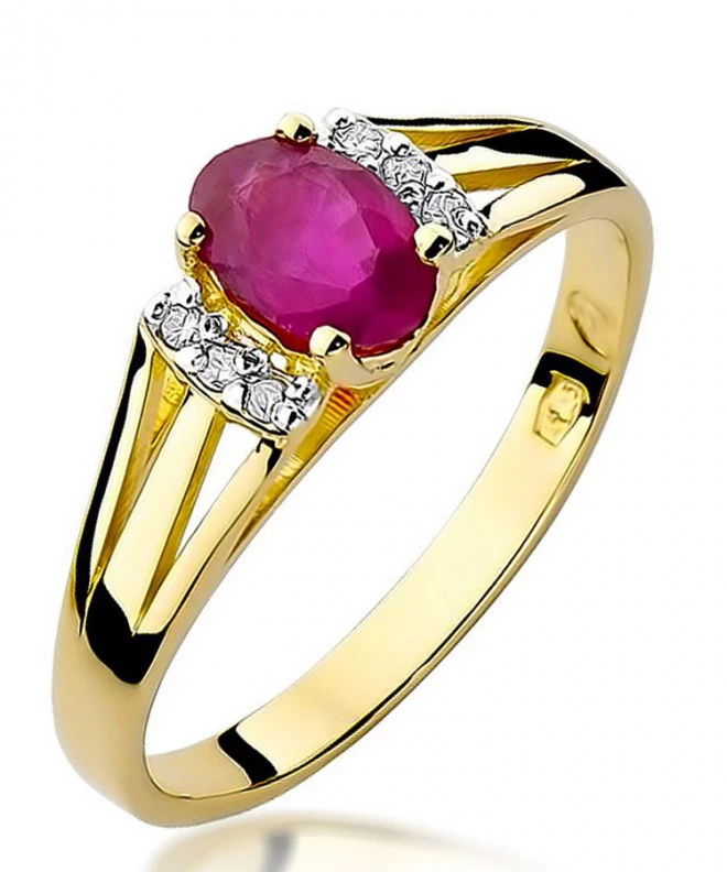 Inel Bonore - Aur 585 - Rubin 0,6 ct 94422