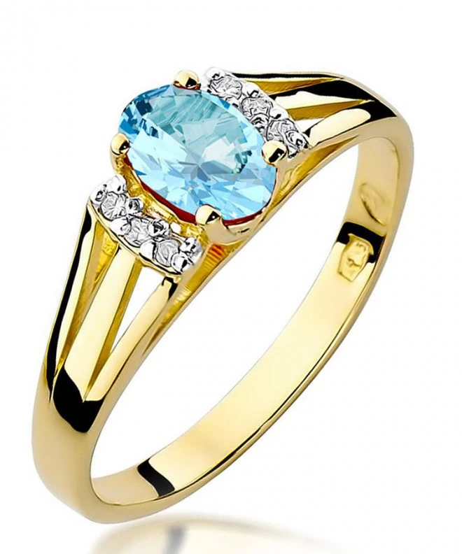 Inel Bonore - Aur 585 - Topaz 0,5 ct 100657