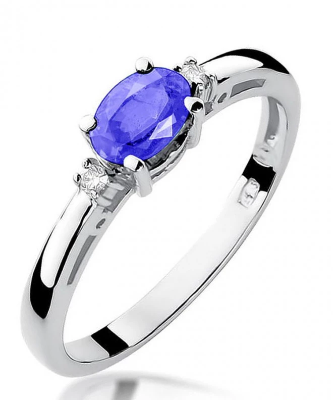 Inel Bonore - Aur Alb 585 - Tanzanit 0,4 ct 125461