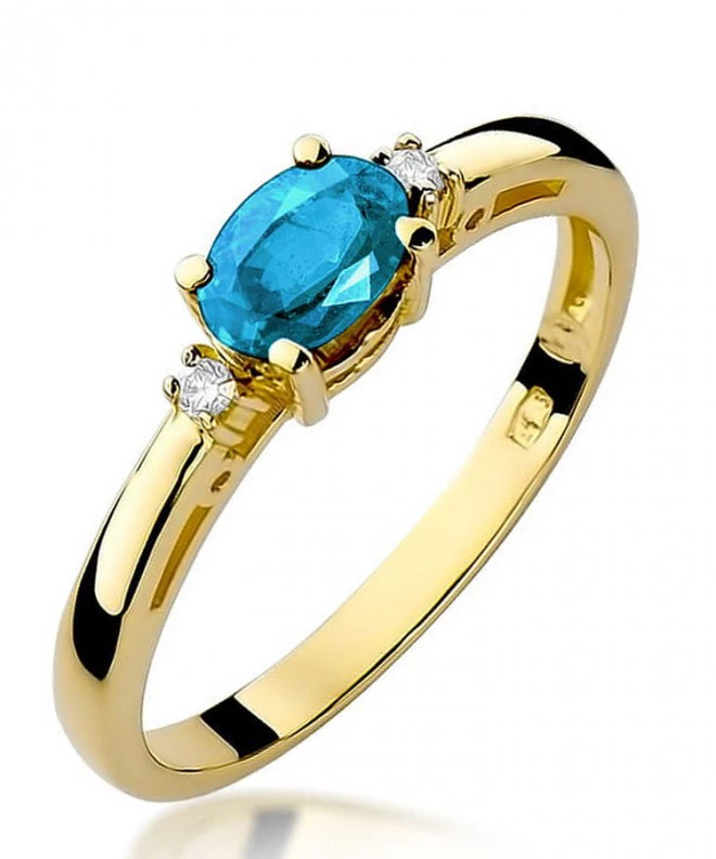 Inel Bonore - Aur 585 - Topaz 0,5 ct 100658