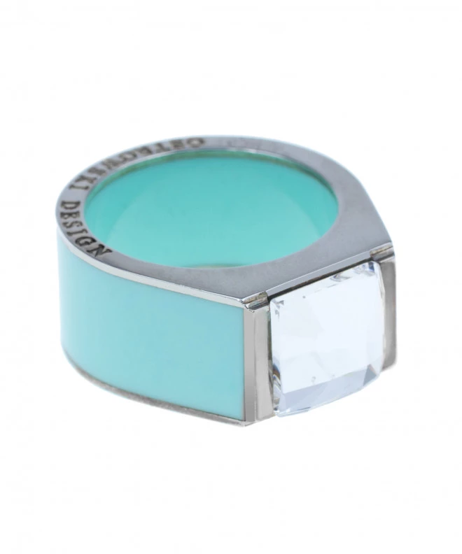 Inel Ostrowski Design Classic Cyan CLS-R-SW-21-turkusowy