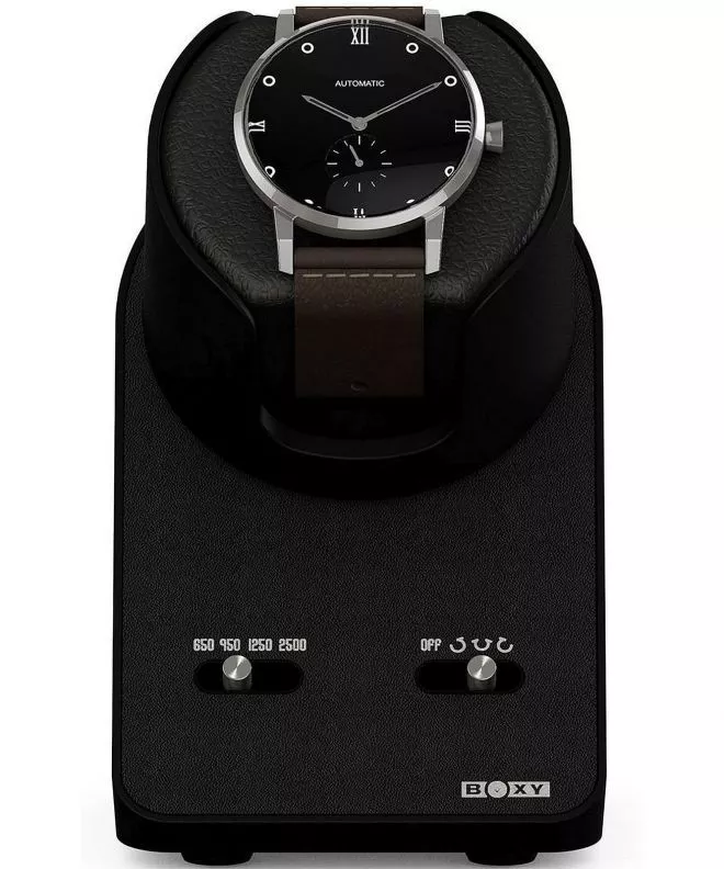 Cutie Intors Ceasuri Beco Technic Boxy BLDC Nightstand EXT Black Modular pentru 1 ceas cu cablu USB 309136