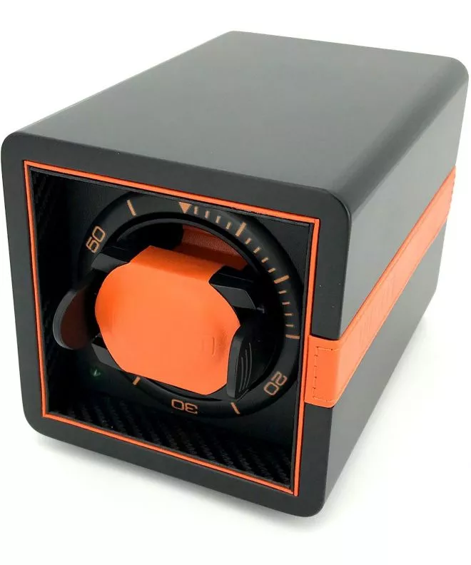 Cutie Intors Ceasuri Leanschi Black Matt & Orange WS01-BLA2