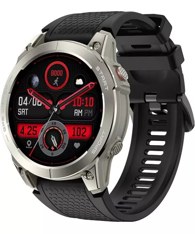 Smartwatch unisex Manta Activ X GPS Silver SET SWA001SL (SWA001SV)