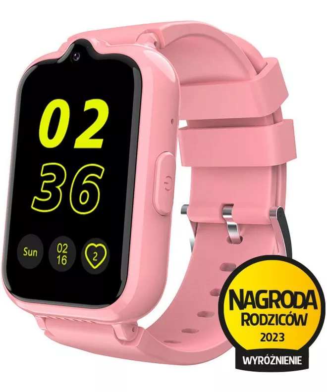Smartwatch pentru copii Manta Junior Joy 4G Różowy SWK03PK