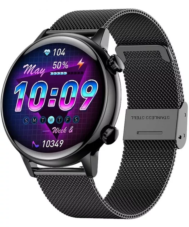 Smartwatch unisex Manta Alexa Mini Black SET SWU502BK