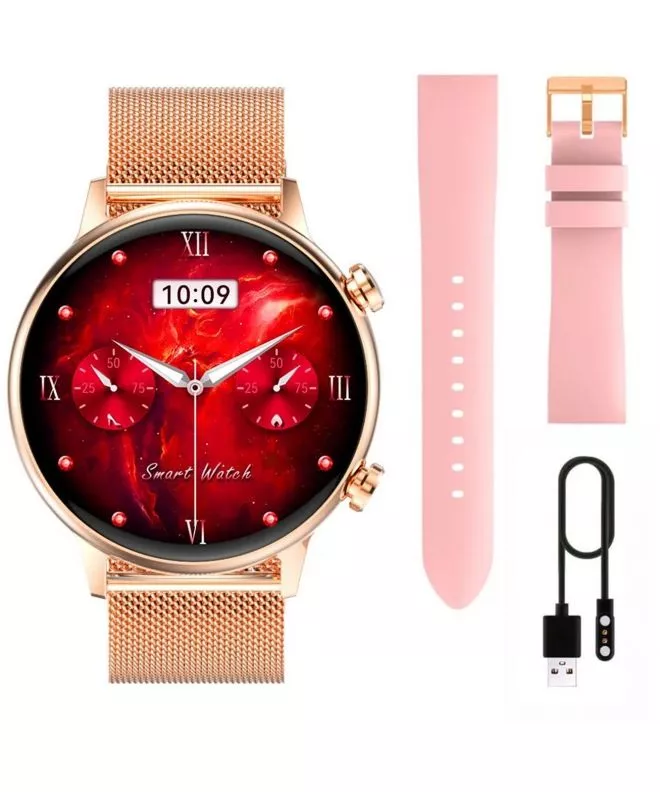 Smartwatch dama Manta Alexa Mini Gold SET SWU502GD
