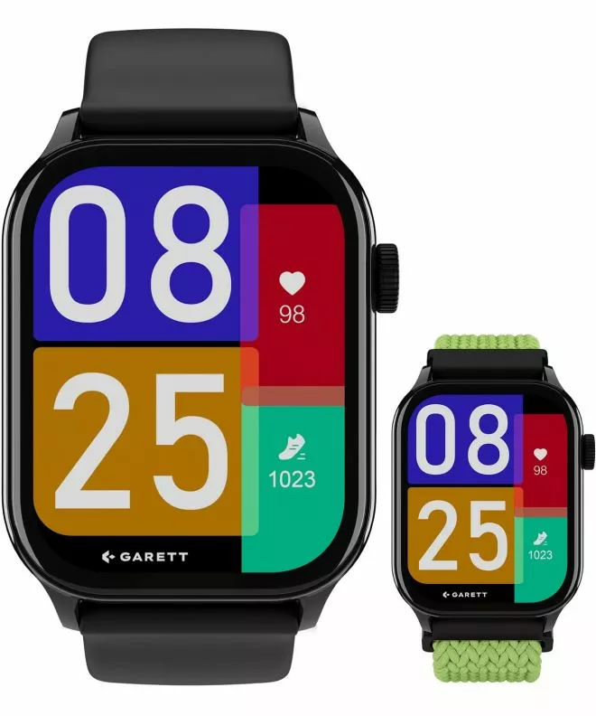 Smartwatch unisex Garett Activity 3 Negru SET 5904238487242