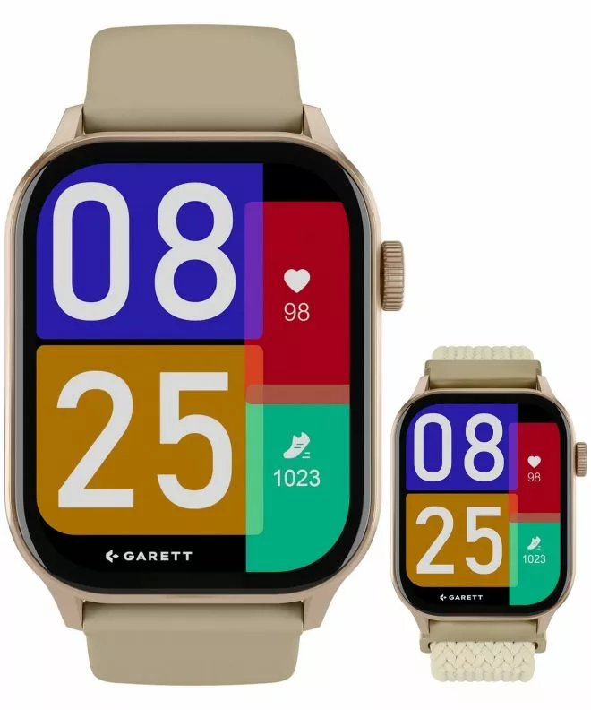 Smartwatch unisex Garett Activity 3 Aur SET 5904238487259