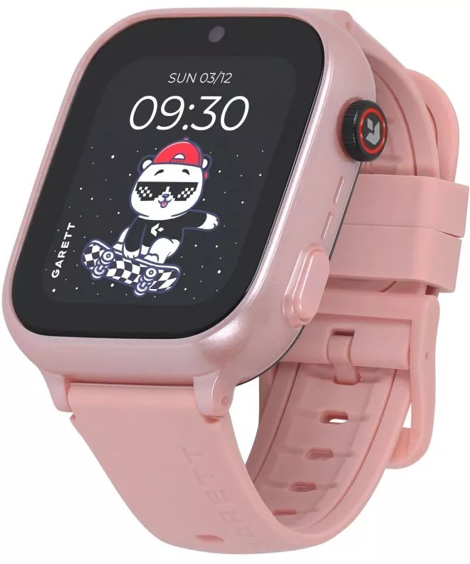 Smartwatch pentru copii Garett Kids Cute 2 4G Roz SET 5904238486146