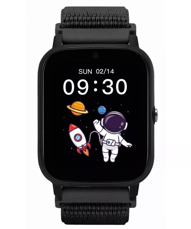 Smartwatch pentru copii Garett Kids Tech 4G Negru Velcro 5904238484982