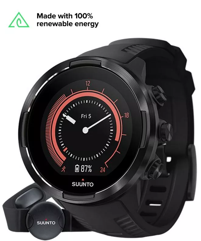 Smartwatch Barbatesc Suunto 9 Baro Black Wrist Hr Gps + Pas Hr SS050089000