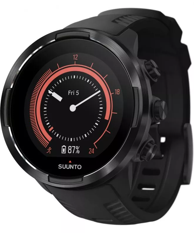 Smartwatch Unisex Suunto 9 Baro All Black Wrist HR GPS SS050019000