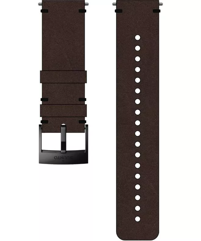 Curea Suunto Urban 2 Leather Strap Brown Black Size M 24 mm SS050232000