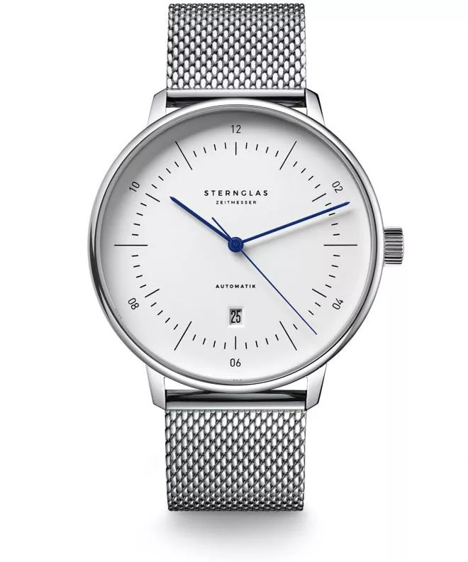 Ceas barbatesc Sternglas Naos XL Automatik White S02-NX01-MI04