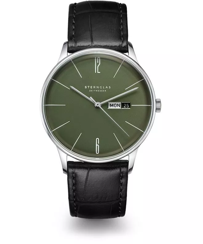 Ceas barbatesc Sternglas Berlin Olive Green S01-BE08-HE04