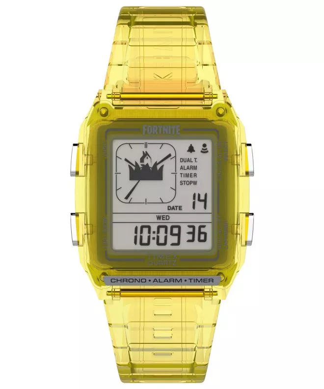 Ceas barbatesc Timex Q Timex LCA x Fortnite® Chronograph TW2W96600