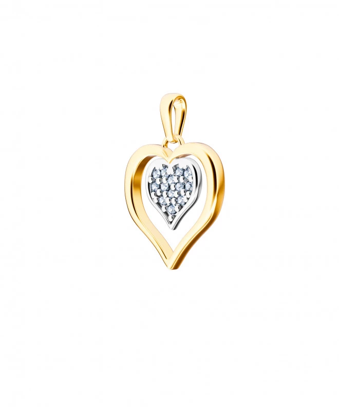 Pandantiv Bonore - Aur 585 - Cubic Zirconia 143939