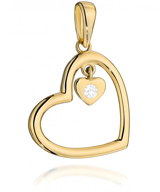 Pandantiv Bonore - Aur 585 - Cubic Zirconia 144227
