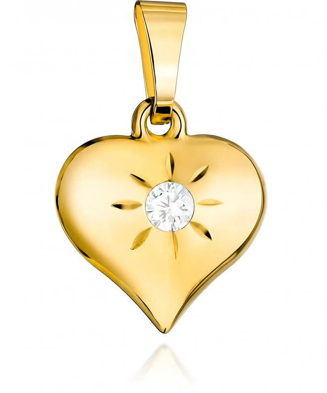 Pandantiv Bonore - Aur 585 - Cubic Zirconia 141048